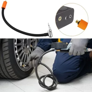 Locking Air Chuck With Air Hose Tire Valve Fine Thread Inflation Hose Adapter